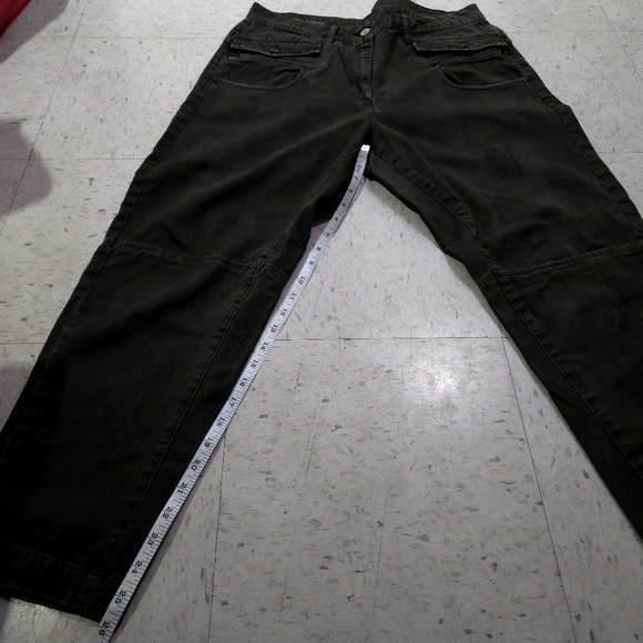 Raw | Olive Green Cargo Pants Mid Boyfriend Fit - Picture 11 of 11